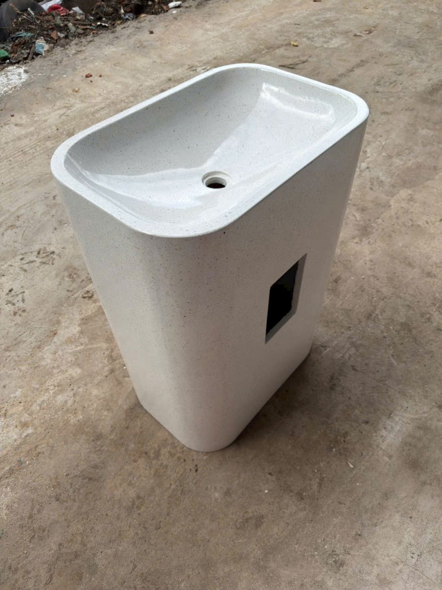 Chậu rửa mặt đá terrazzo theo yêu cầu khách hàng