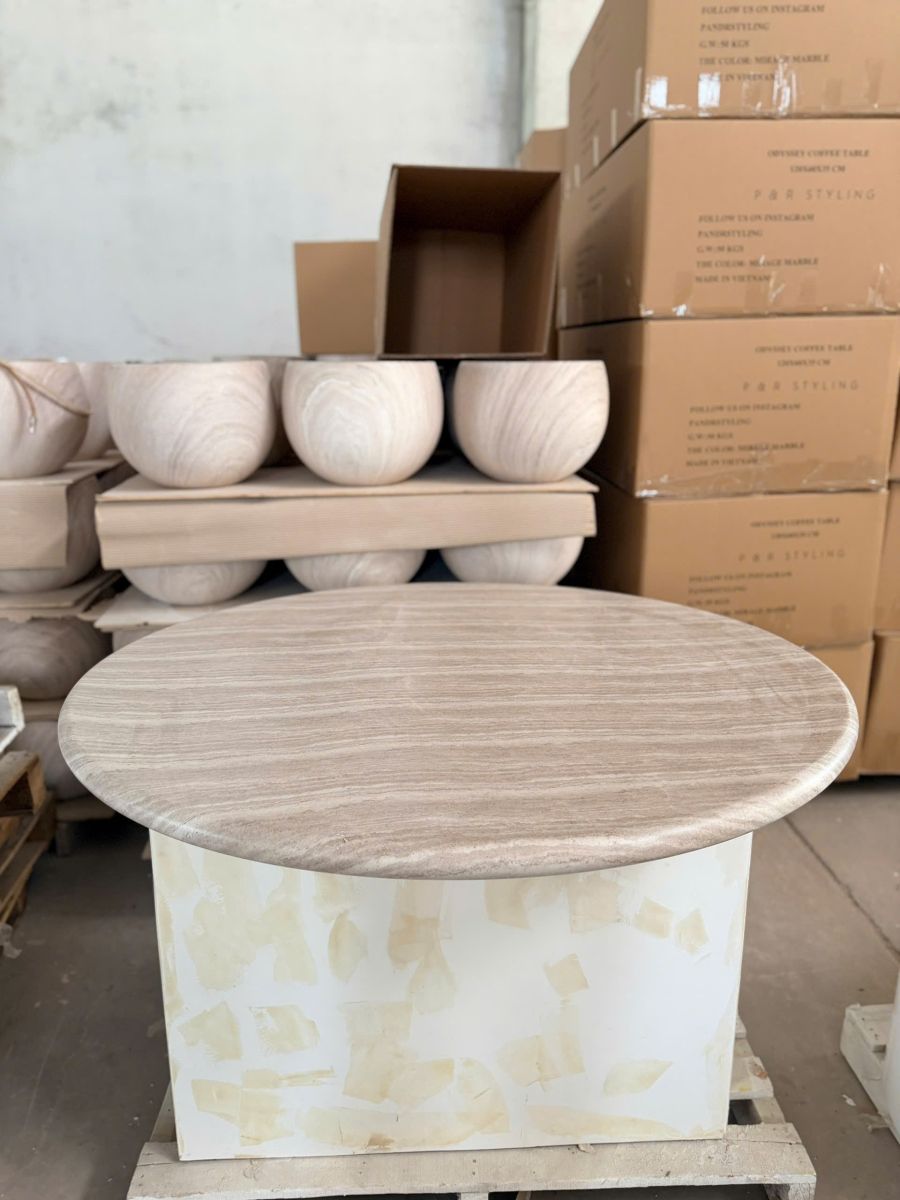 mặt bàn đá marble tại vibehouse sản xuất