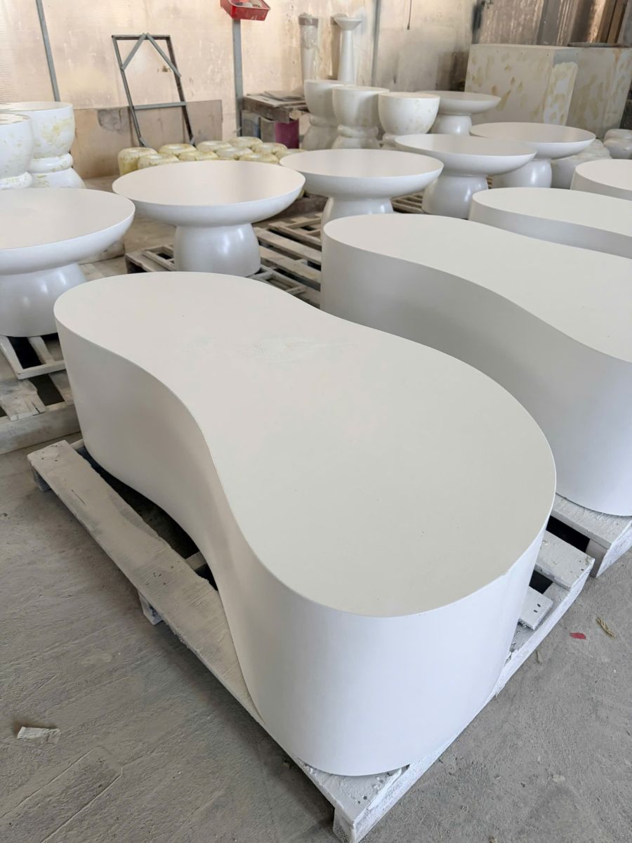 bề mặt sản phẩm được xử lý trước khi nhúng đá marble