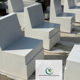 Ghế Đá Terrazzo Lưng Tựa